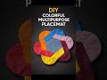 DIY Colorful Multipurpose Placemat| Easy Table Mat &amp; Home Decor Idea | Sewing for Beginners #shorts