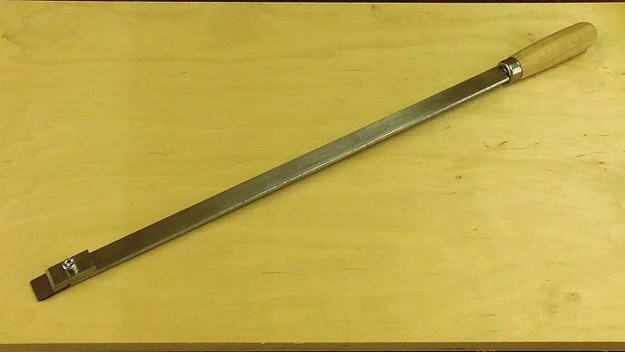 Making a metal surface scraper 