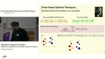Nicolas Courty: Optimal transport for graphs: definitions, applications to graph-signal processing