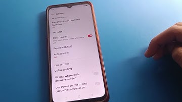 How to turn on flash on call oppo A15s, call setting