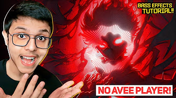 HOW TO EDIT AUDIO BASS VISUALISER WITHOUT AVEE PLAYER 🔥