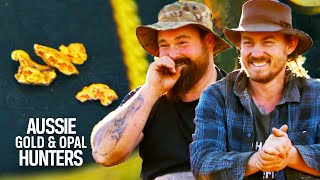 Gold Timers' first gold as full-time prospectors! | Aussie Gold Hunters