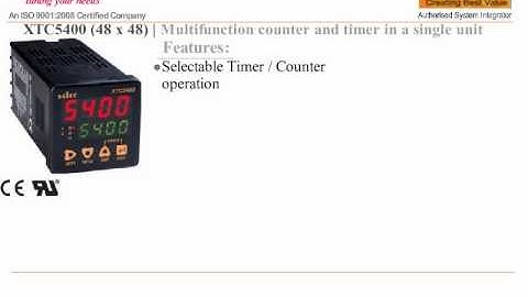 TIMER COUNTER INUSTRIAL ON-DELAY 0FF-DELAY PULSE DUAL DISPLAY DIGITAL XT 5400 SELEC