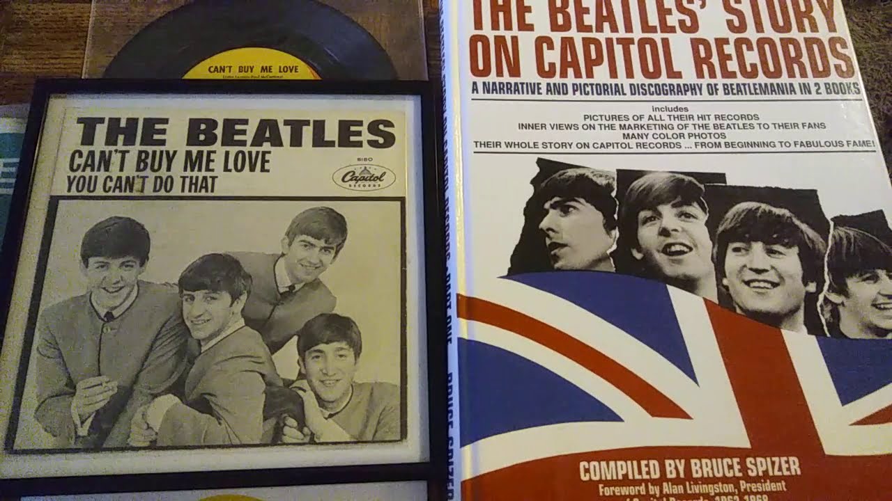 1st Press: (RARE) Beatles Can't Buy Me Love b/w You Can't Do That