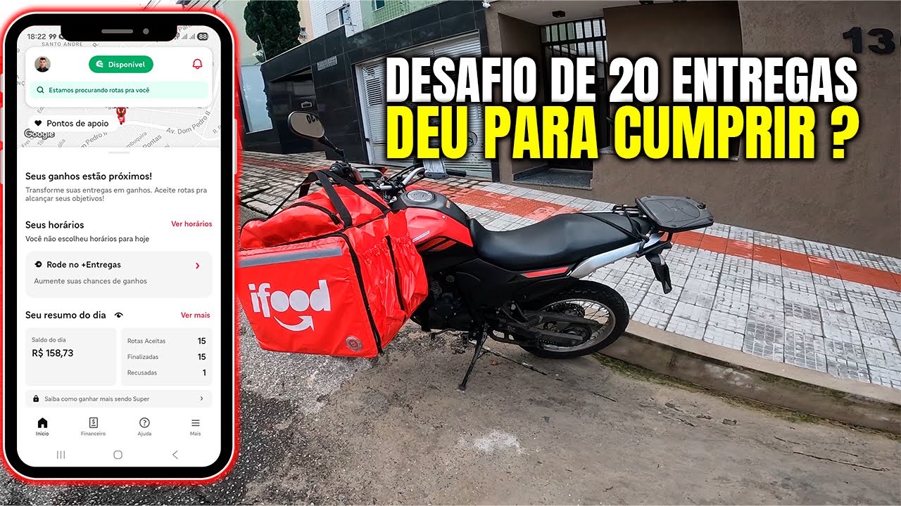 UM DIA INTEIRO FAZENDO ENTREGAS NO IFOOD EM JANEIRO 2026