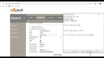 how to hide my WIFI name with SYROTECH Router  #how to block unknow person who is using your wifi