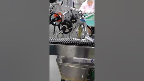 Small tube wraparound labeling machine #automaticlabeler #labeler #labelingequipment #machine