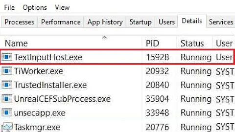 Disable textinputhost.exe explained fix on Windows