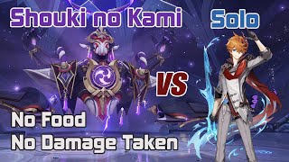 Solo Tartaglia vs Scaramouche | No damage taken! | Shouki no Kami Bossfight