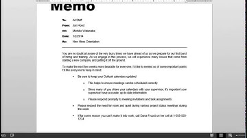 Word 2013: Bulleted List Levels