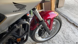 Honda NC750X замена масла в передней вилке(часть 2) практическая