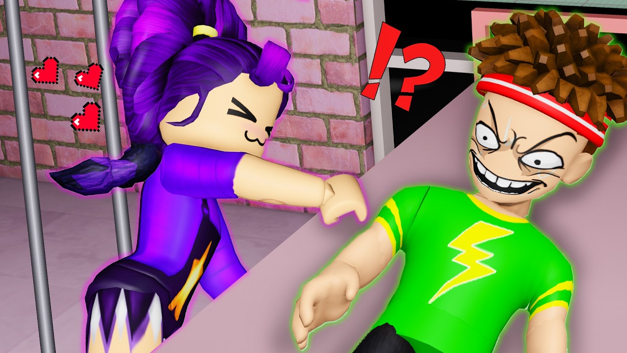 TRAPPED in LILY LOVEBRAIDS' PRISON in Roblox?! 💗