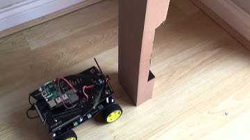 Windows 10 IoT Raspberry Pi DFRobot Cherokey 4WD Robot using IR sensor to stop