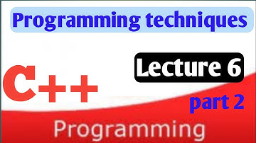 Lecture 6, Programming techniques part 2 in C++ in urdu | OOP | event driven | visual | programming