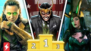 RANKING: TOP 10 Versões do LOKI por NIVEL DE PODER