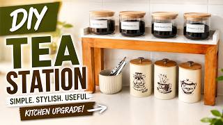I Built the Perfect Tea Station for Our Kitchen