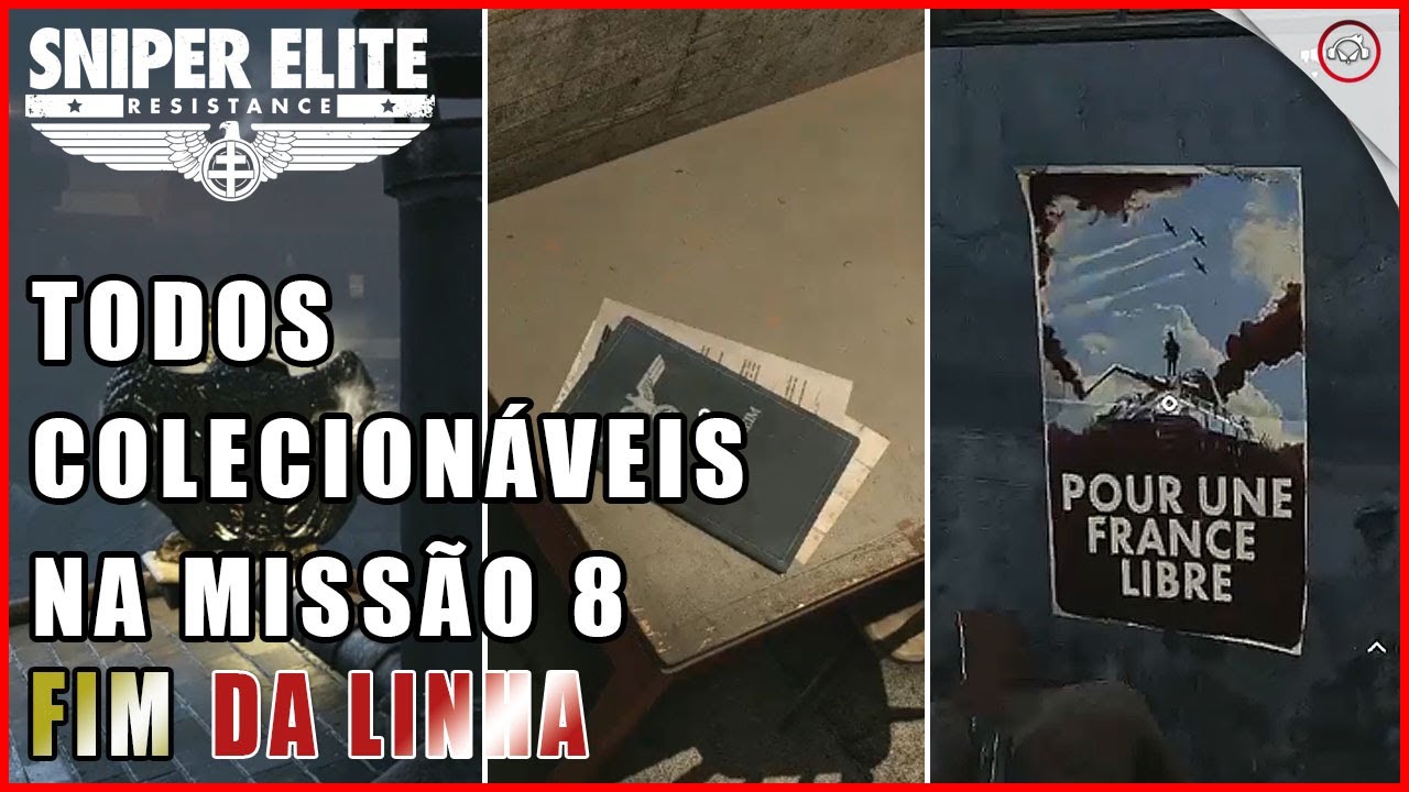 Miniatura do vídeo SNIPER Elite: Resistance, Todos os colecionáveis na missão 8, Fim da Linha | Super-Dica