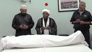 How to perform salat  mayyit by Sheikh Ayub Rashid