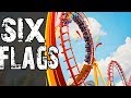Парк аттракционов Six Flags. Самые страшные Американские горки в США. Six Flags