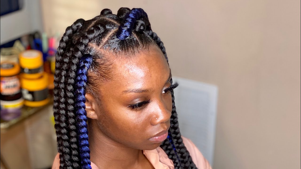 Blue Box Braids Hair: Tips and Tricks for Maintenance - wide 6