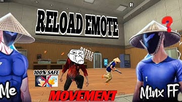 Reload Emote Movement Trick Without | App | like @m1nw__🔥