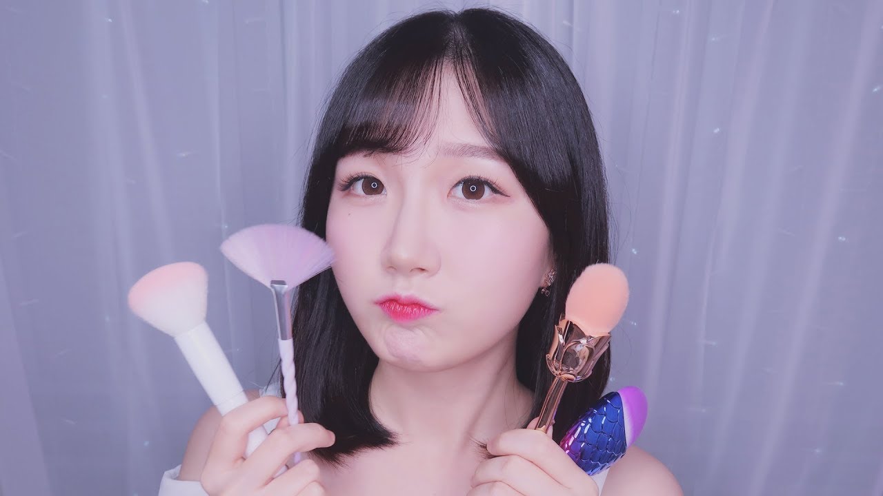 [한국어 ASMR , ASMR Korean] 팅글 가득 핑크 브러싱 💕 | Pink Brushing for Relaxation