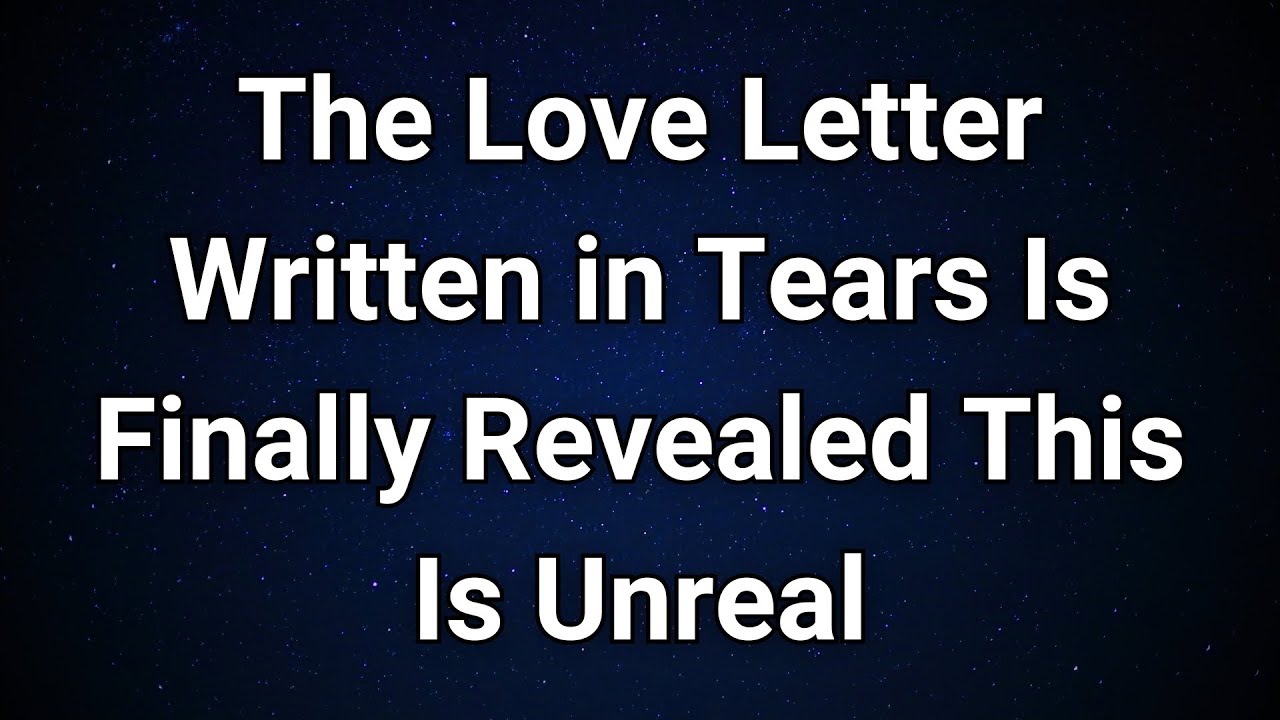Angels say A Hidden Love Letter Written in Tears Has Finally Been Revealed! | Angel Message