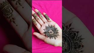 Pretty rose 🌹 mehndi designs front hand with back hand #mehndi #design #shortsviral #shorts