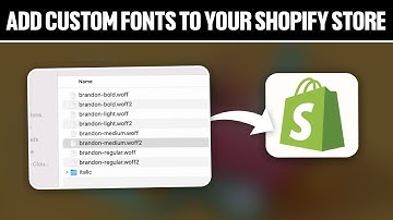 How To Add Custom Fonts To Your Shopify Store 2025! (Full Tutorial)