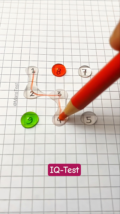 Draw a Checkered Path With Numbers 1 and 9? #drawing #line #maths #quiz #shorts
