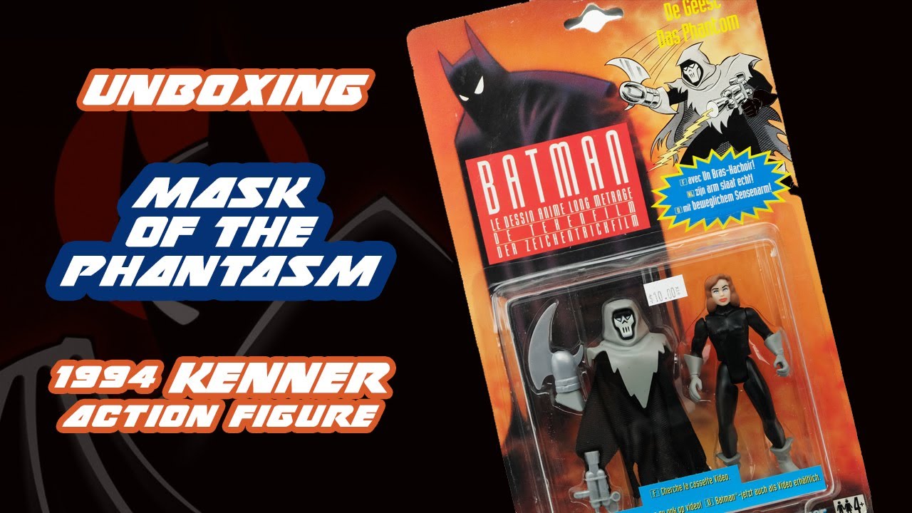 UNBOXING: 1994 Kenner Batman the Animated Series Mask of the Phantasm -  Phantom Figure - YouTube