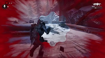 Gears 5 - Act 2 - Dropping 2 shield scions in the river with 1 shot.