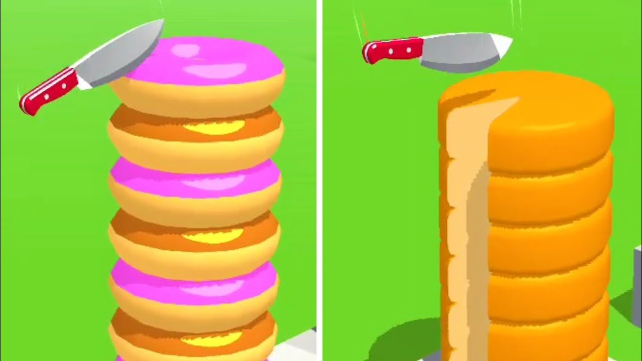 Slice It All Game! Satisfying and Relaxing ASMR Slicing Video