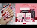 EXTRA LONG VALENTINE'S DAY NAILS❤️ TRYING MAKARTT HOOKED ON LOVE COLLECTION | Polygel Nail Tutorial