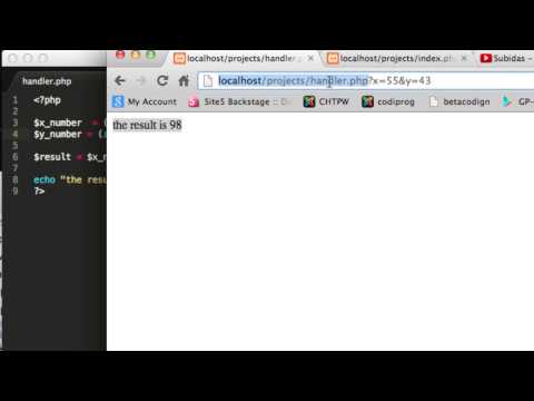 PHP Tutorial 12   $ POST and $ GET variables difference,pros,cons