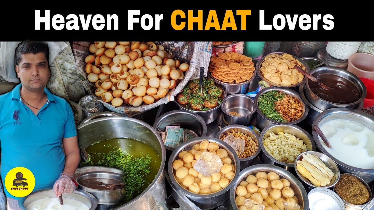 STREET FOOD TO DIE for in Purani Delhi | Delhi Famous Chaat | Sadigaddi
