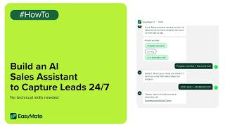 How to Set Up an AI Sales Assistant for Your Website - No Code (EasyMate AI) News