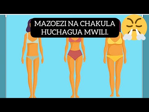 Video: Kukausha mwili: nini kula na jinsi ya kufanya mazoezi