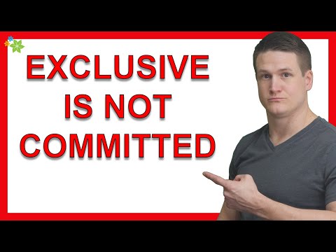 Video: Hvad betyder forholdsstatus Eksklusiv?