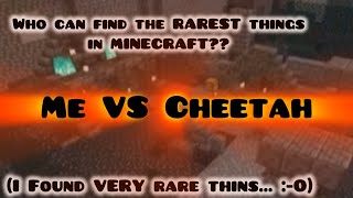Who can find the RAREST Things in MINECRAFT?  Minecraft #2