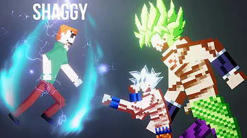Ultra Instinct Shaggy vs Goku MUI - People Playground