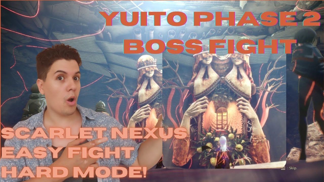 Best way to beat Yuito Phase 2 boss! (Scarlet Nexus[Hard Mode]Gameplay) WARNING SPOILERS!