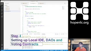 Beginner Solidity, Setting up Local IDE, DAO and Voting Smart Contract | Solidity #4 | Hope NLC screenshot 1