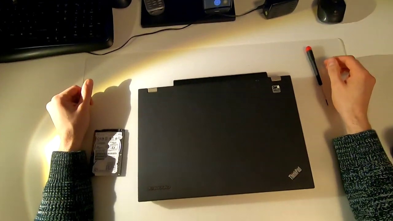 Update New HDD SSD Festpallte am Laptop Lenovo t420 tauschen