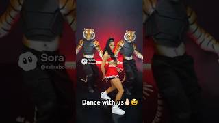 Fire dancer #tiger #ออกกำลังกาย #furry #monster #dance#คลิปตลก #คลายเครียด #คลิปสั้น #sora2 #workout