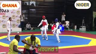 GHANA vs NIGER AFRICAN GAMES: TAEKWONDO