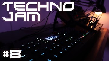 Techno Jam #8 Elektron Octatrack Analog Rytm MK2 Eowave Quadtrantid Swarm Moog DFAM Strymon Volante