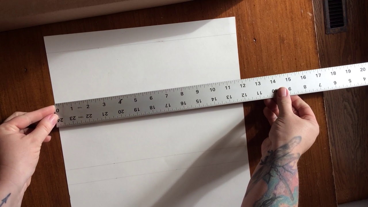 Positive/Negative Artwork, Part 1: Measuring with a Ruler & Pencil ...