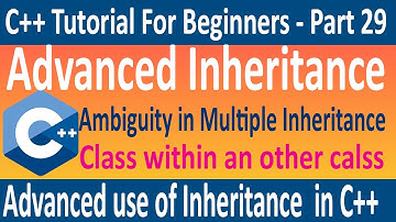 inheritance in c++ advanced, multilevel inheritance in c++ ambiguity, multilevel inheritance c++ #29