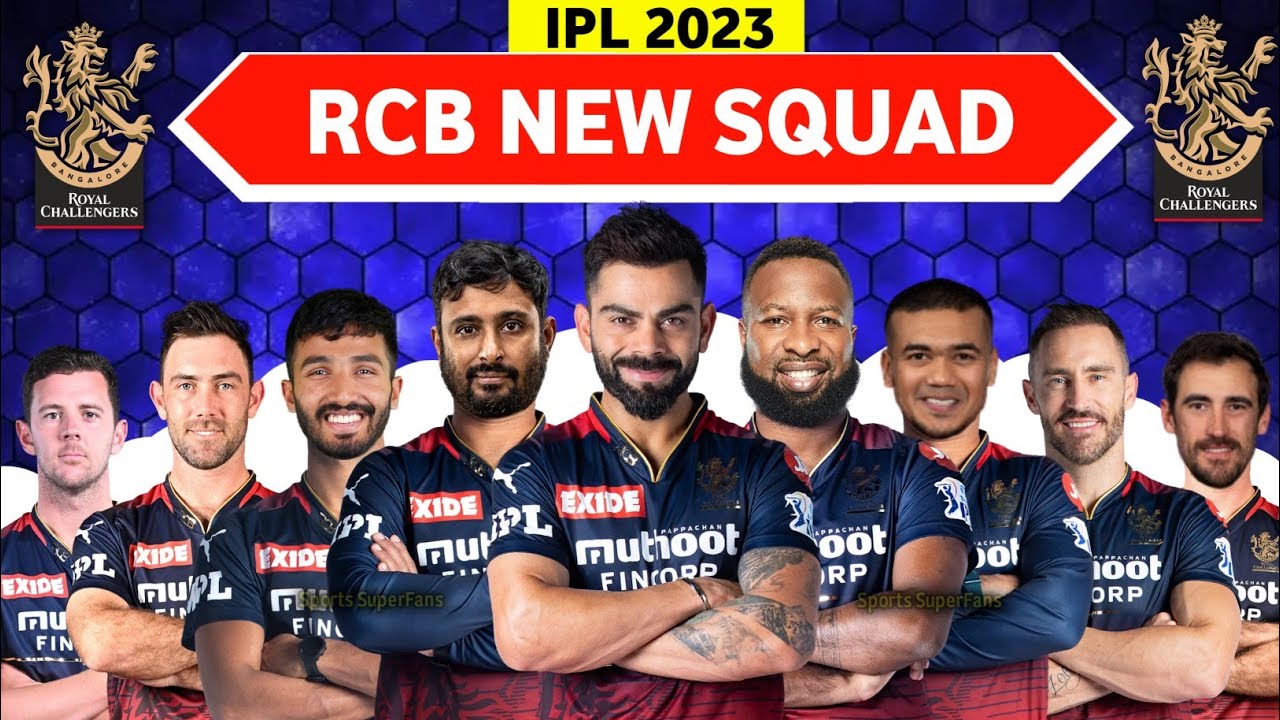IPL 2023 Royal Challengers Bangalore Full Squad RCB Probable Squad